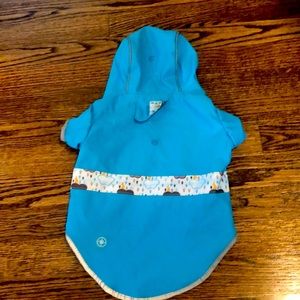 Small dog rain coat. Like new, worn only once.
